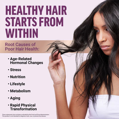 Force Factor Hair Growth Accelerator Soft Chews, Hair Growth Vitamins for Women and Men with Clinically Studied Lustriva and Biotin, Promotes Thicker, Fuller, Stronger Hair, Mixed Berry, 60 Soft Chews